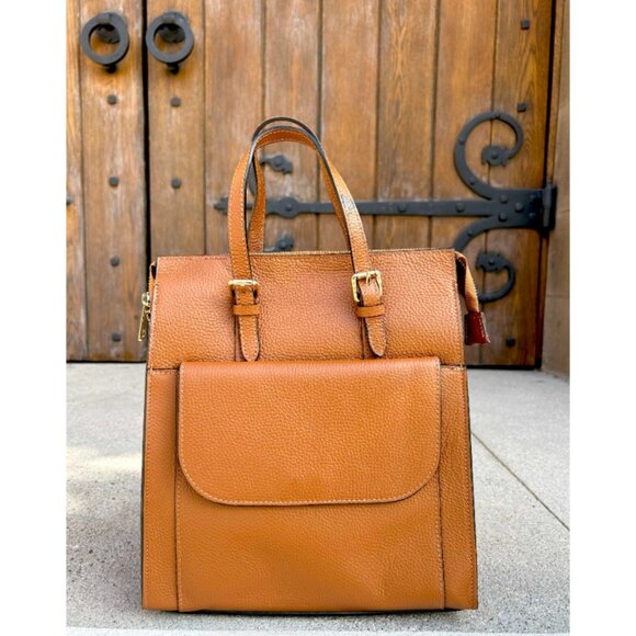 Jami Brown Luxurious Premium Leather Shoulder Bag – Timeless Elegance